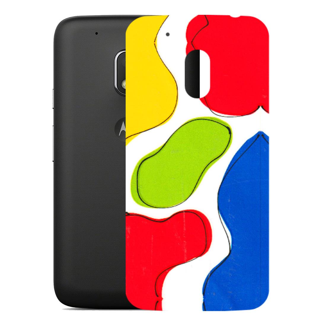 Motorola Phone Skins (All Models) - RGB Colour Paint - 3D Embossed Finish (L-284) Motorola Moto G4 Play