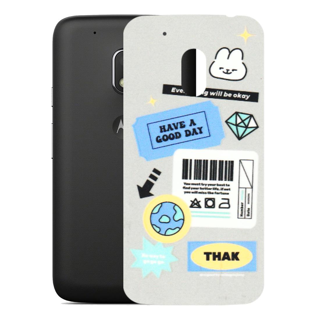 Motorola Phone Skins (All Models) - Will Be Okay Design - 3D Embossed Finish (L-316) Motorola Moto G4 Play
