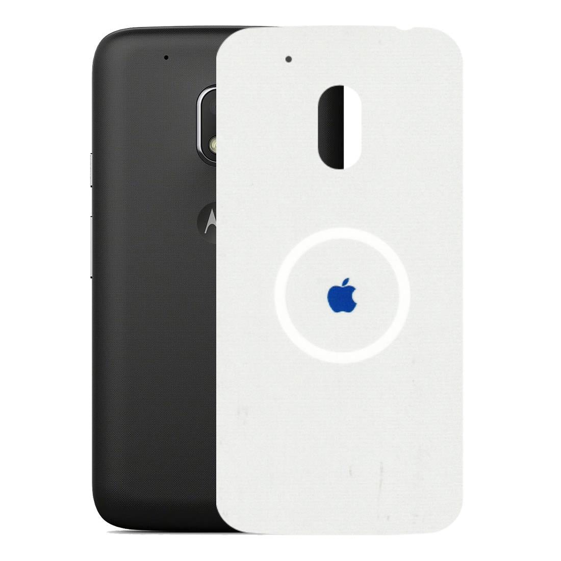 Motorola Phone Skins (All Models) - iPhone Magsafe Logo - 3D Embossed Finish (L-320) Motorola Moto G4 Play