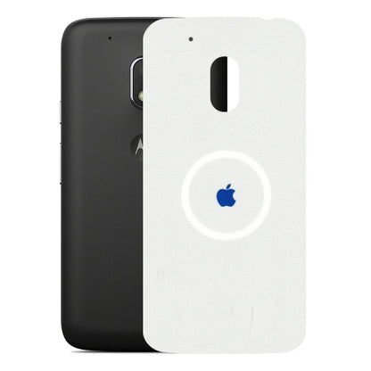 Motorola Phone Skins (All Models) - iPhone Magsafe Logo - 3D Embossed Finish (L-320) Motorola Moto G4 Play