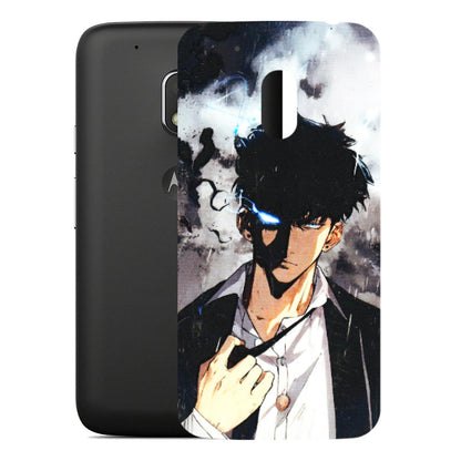 Motorola Phone Skins (All Models) - Sung Jinwoo Manhwa Anime - 3D Embossed Finish (L-328) Motorola Moto G4 Play