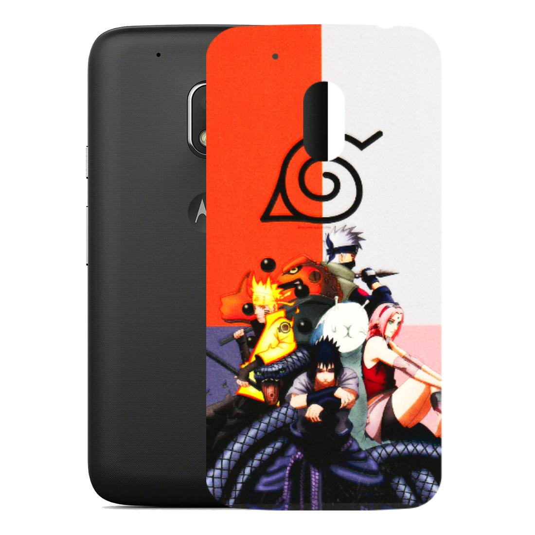 Motorola Phone Skins (All Models) - Naruto Final Fight - 3D Embossed Finish (L-33) Motorola Moto G4 Play