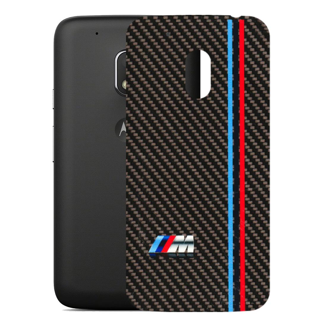 Motorola Phone Skins (All Models) - BM Carbon Fiber Feels - 3D Embossed Finish (L-38) Motorola Moto G4 Play