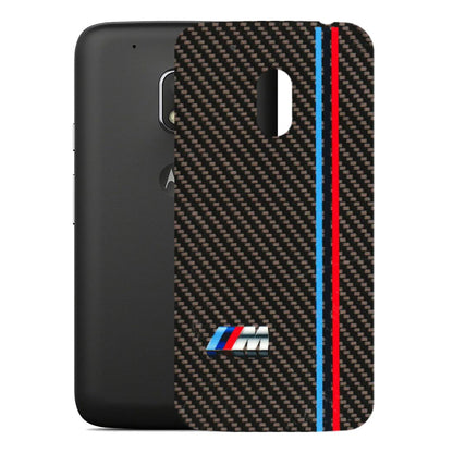 Motorola Phone Skins (All Models) - BM Carbon Fiber Feels - 3D Embossed Finish (L-38) Motorola Moto G4 Play