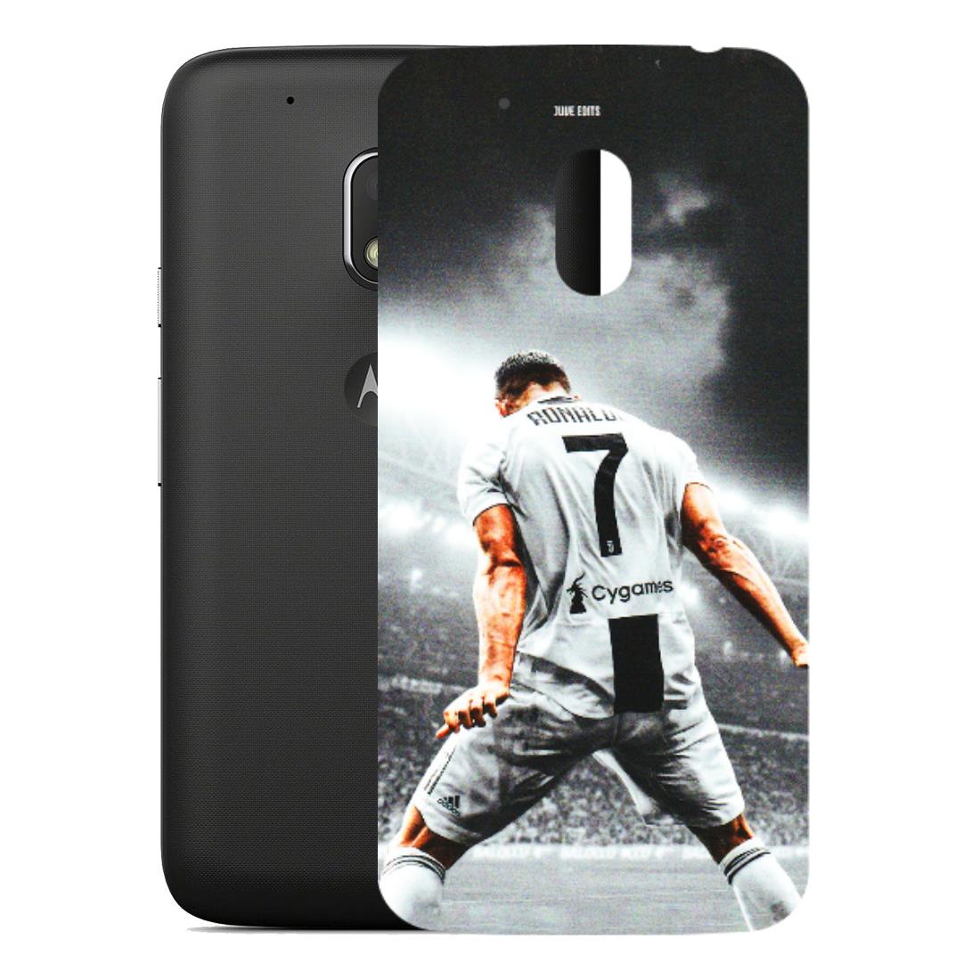 Motorola Phone Skins (All Models) - Ronaldo CR7 Crazy - 3D Embossed Finish (L-44) Motorola Moto G4 Play