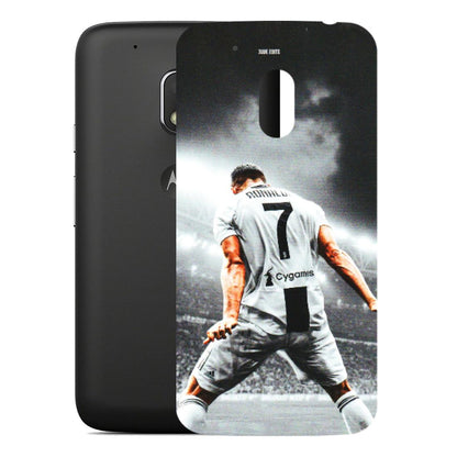 Motorola Phone Skins (All Models) - Ronaldo CR7 Crazy - 3D Embossed Finish (L-44) Motorola Moto G4 Play