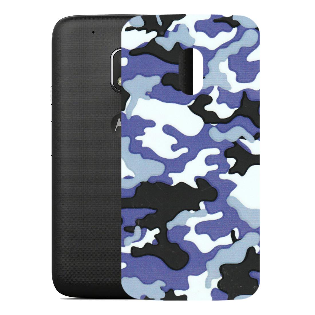 Motorola Phone Skins (All Models) - Powerfull Military Camoflauge - 3D Embossed Finish (L-49) Motorola Moto G4 Play