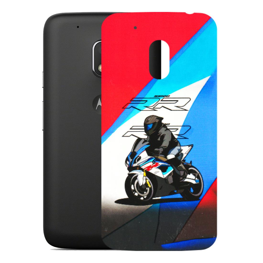 Motorola Phone Skins (All Models) - Bikers Love - 3D Embossed Finish (L-58) Motorola Moto G4 Play