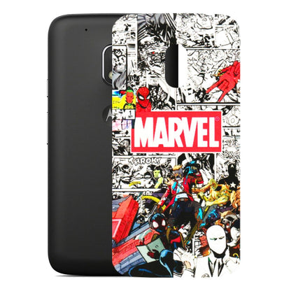 Motorola Phone Skins (All Models) - Marvel Colorful Comic - 3D Embossed Finish (L-64) Motorola Moto G4 Play