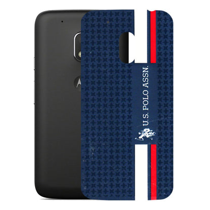 Motorola Phone Skins (All Models) - US POLO Designer Brand - 3D Embossed Finish (L-65) Motorola Moto G4 Play