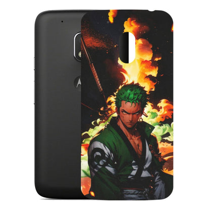 Motorola Phone Skins (All Models) - Roronoa Zoro - Matte Finish (M-102) Motorola Moto G4 Play