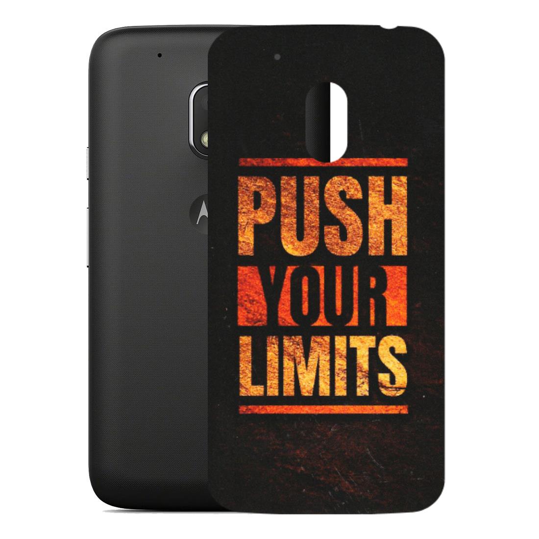 Motorola Phone Skins (All Models) - Push Your Limits - Matte Finish (M-118) Motorola Moto G4 Play