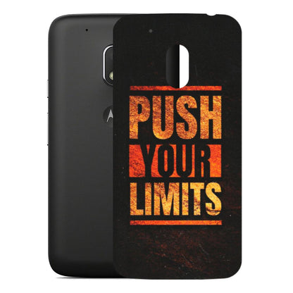 Motorola Phone Skins (All Models) - Push Your Limits - Matte Finish (M-118) Motorola Moto G4 Play