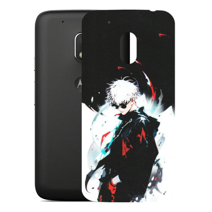 Motorola Phone Skins (All Models) - Gojo Powerful Charater Kaisen Anime - Matte Finish (M-144) Motorola Moto G4 Play