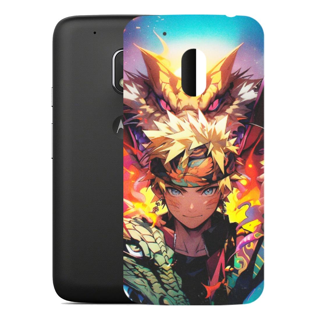 Motorola Phone Skins (All Models) - Angry Naruto Anime - Matte Finish (M-148) Motorola Moto G4 Play