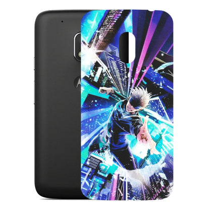 Motorola Phone Skins (All Models) - Manga Action Jujustu Kaisen Anime - Matte Finish (M-155) Motorola Moto G4 Play