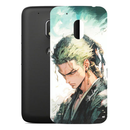Motorola Phone Skins (All Models) - Pirate Hunter One Piece Anime - Matte Finish (M-157) Motorola Moto G4 Play