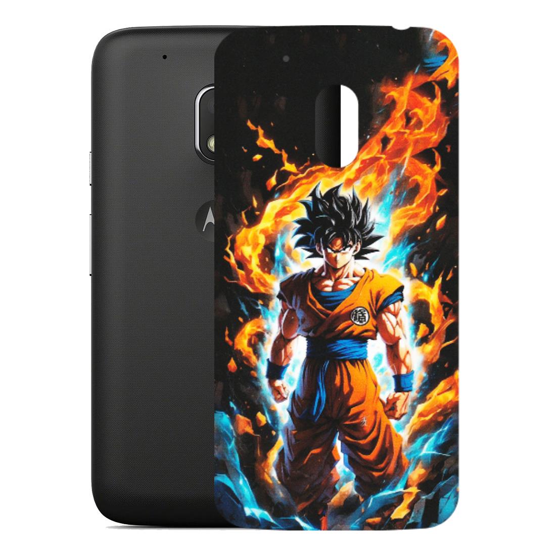 Motorola Phone Skins (All Models) - Goku Transformation Anime - Matte Finish (M-159) Motorola Moto G4 Play