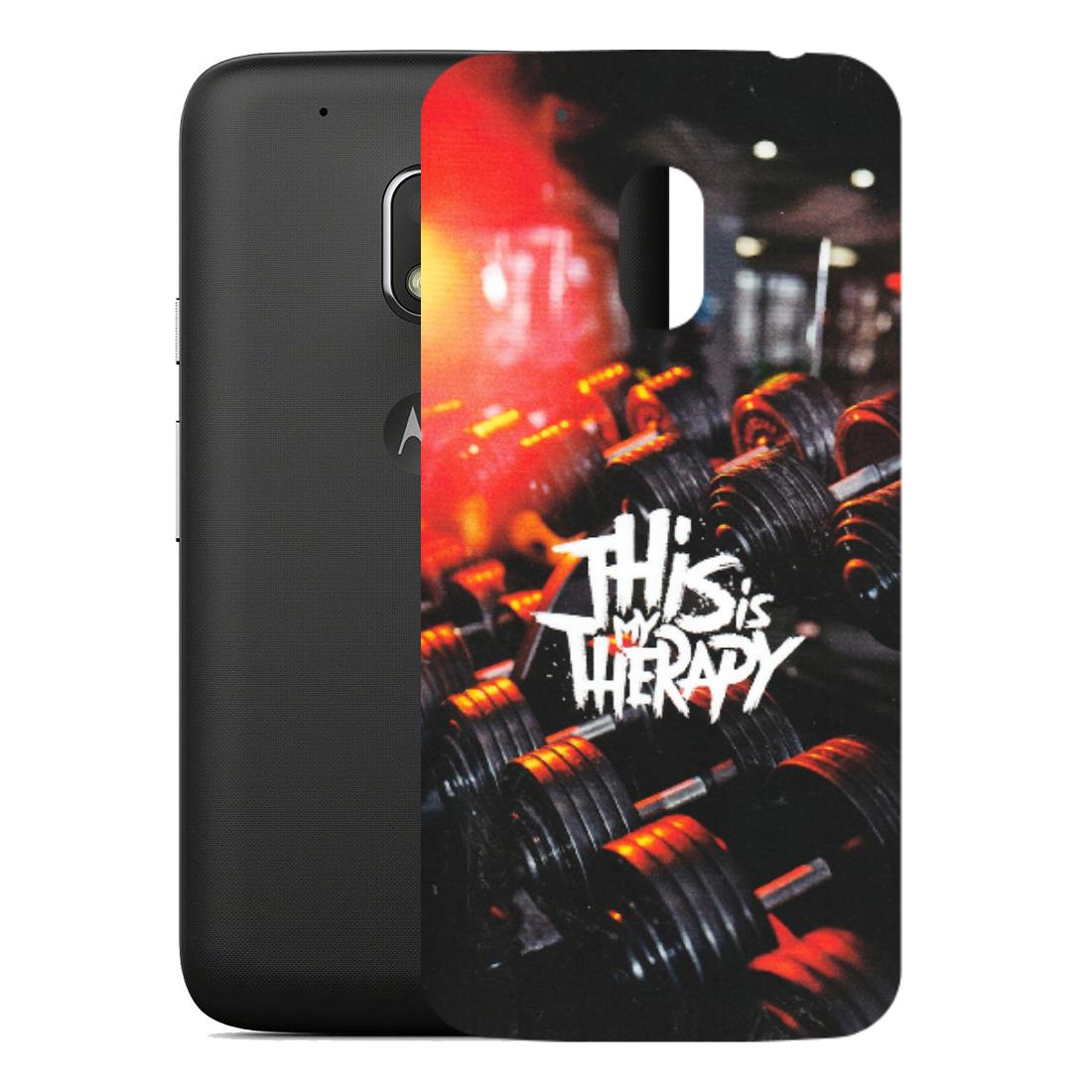 Motorola Phone Skins (All Models) - GYM Lover Therapy - Matte Finish (M-160) Motorola Moto G4 Play