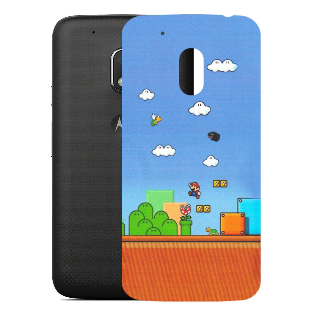 Motorola Phone Skins (All Models) - Mario Game Scene - Matte Finish (M-24) Motorola Moto G4 Play