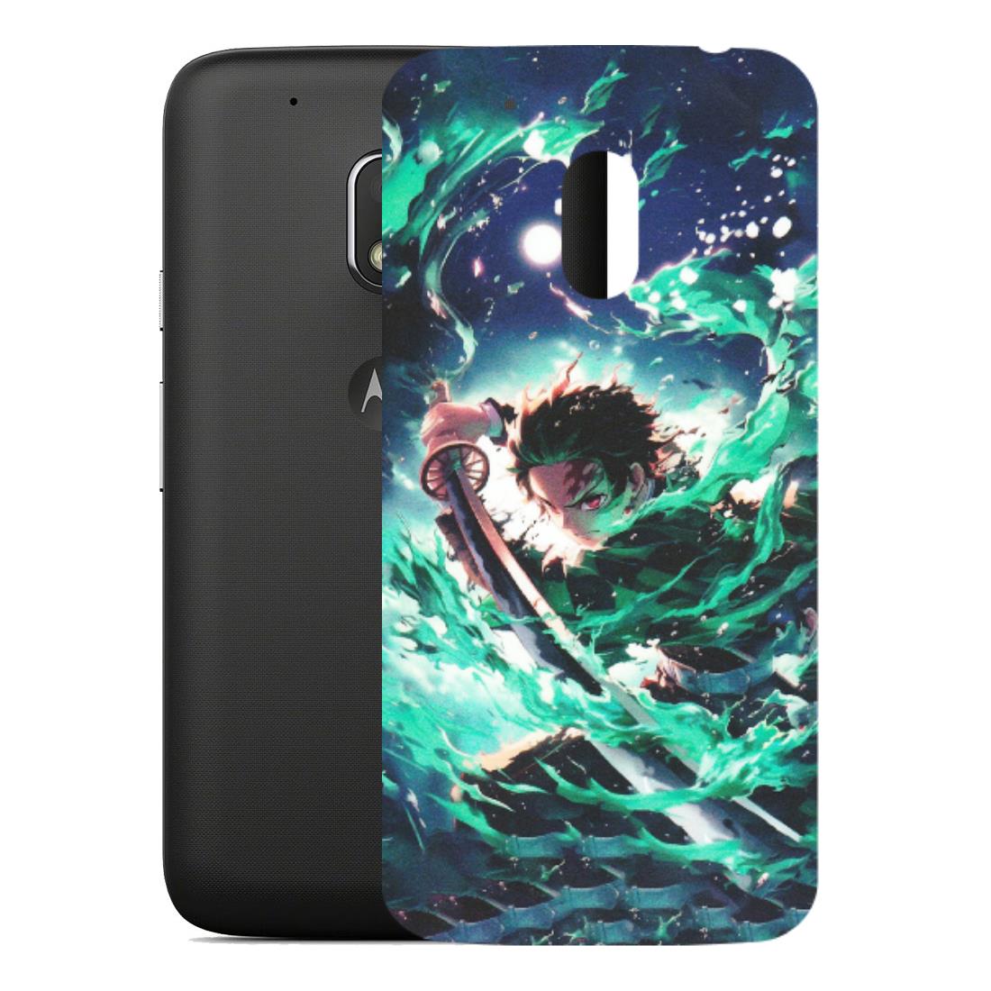 Motorola Phone Skins (All Models) - Sword Fighter Anime - Matte Finish (M-29) Motorola Moto G4 Play