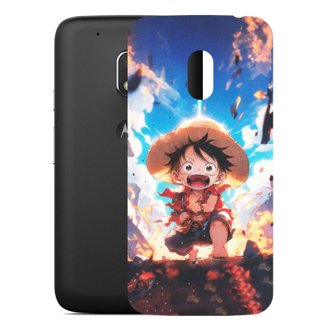 Motorola Phone Skins (All Models) - Toon One Piece Cute Character - Matte Finish (M-35) Motorola Moto G4 Play