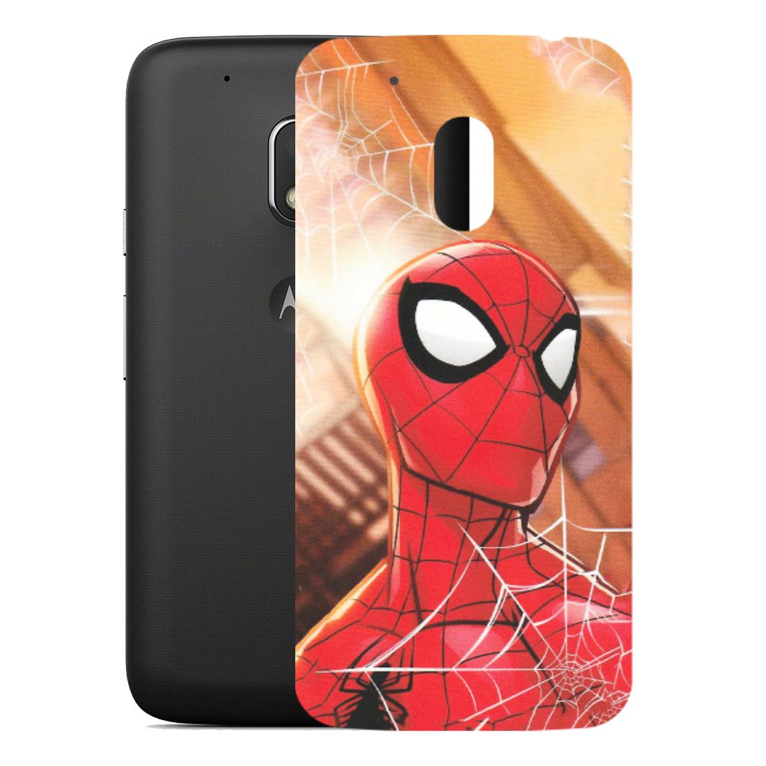 Motorola Phone Skins (All Models) - Spiderman Face New - Matte Finish (M-41) Motorola Moto G4 Play