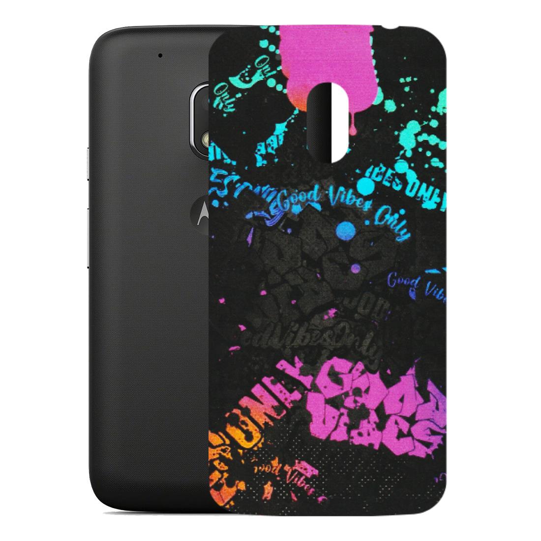 Motorola Phone Skins (All Models) - Majestic Black Vibes - Matte Finish (M-62) Motorola Moto G4 Play