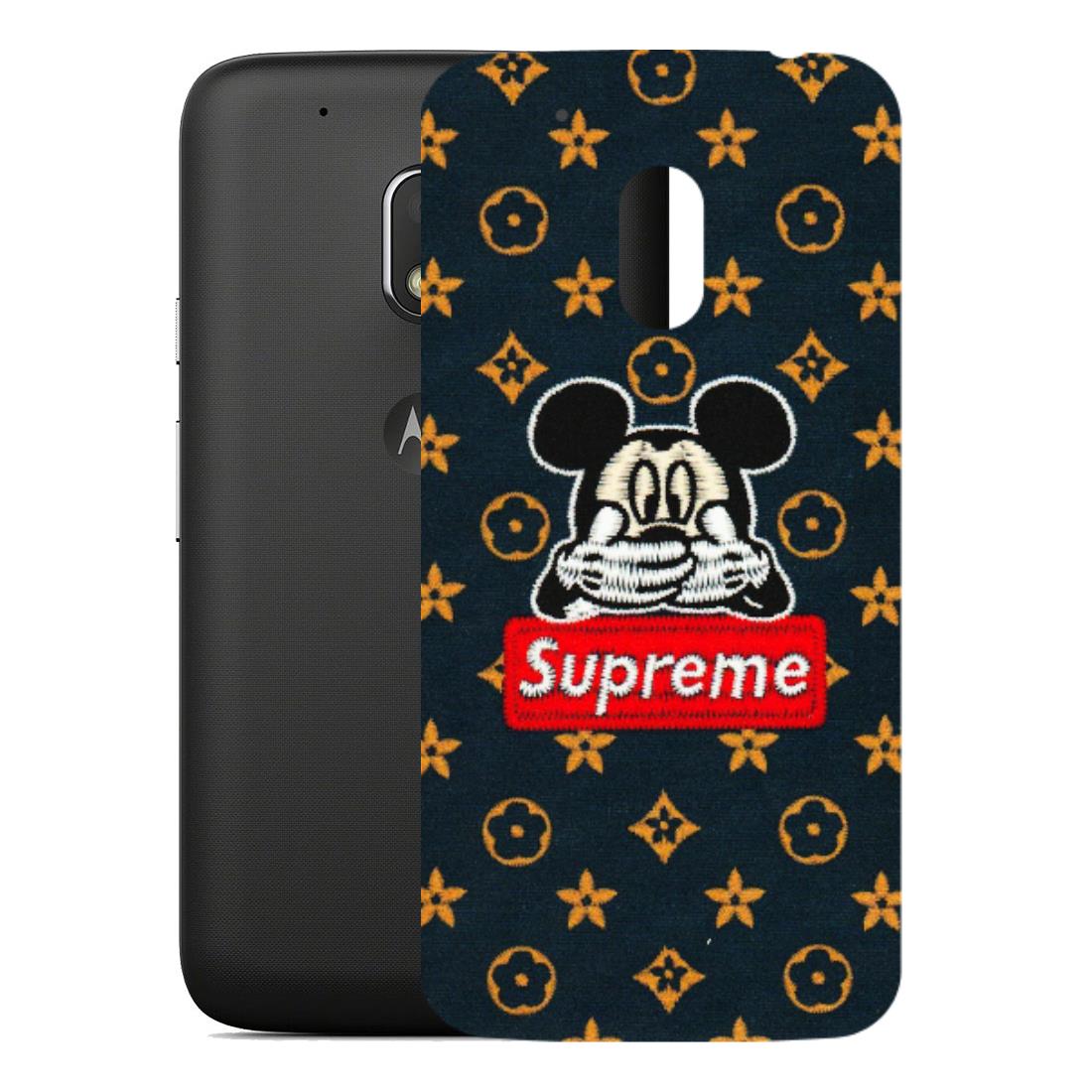 Motorola Phone Skins (All Models) - Mickey Supreme - Matte Finish (M-83) Motorola Moto G4 Play