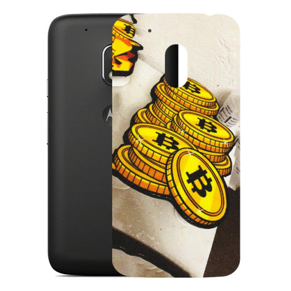 Motorola Phone Skins (All Models) - Billionaire Bitcoin Collection - Matte Finish (M-92) Motorola Moto G4 Play