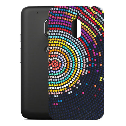 Motorola Phone Skins (All Models) - Rainbow Dot Mandala - Matte Finish (M-97) Motorola Moto G4 Play