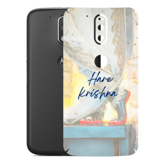 Motorola Phone Skins (All Models) - Hare Krishna - 3D Embossed Finish (L-03) Motorola Moto G4 Plus