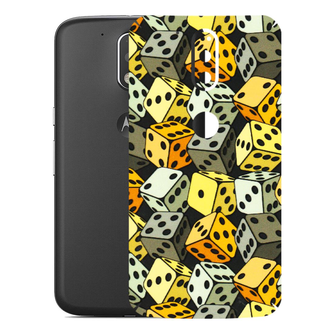Motorola Phone Skins (All Models) - Dices Of Life - 3D Embossed Finish (L-04) Motorola Moto G4 Plus