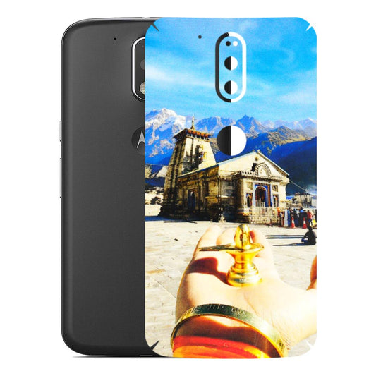 Motorola Phone Skins (All Models) - Beauty of Kedarnath - 3D Embossed Finish (L-108) Motorola Moto G4 Plus