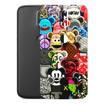 Motorola Phone Skins (All Models) - More Mickey Mouses - 3D Embossed Finish (L-118) Motorola Moto G4 Plus