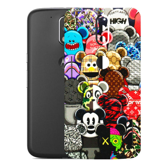 Motorola Phone Skins (All Models) - More Mickey Mouses - 3D Embossed Finish (L-118) Motorola Moto G4 Plus