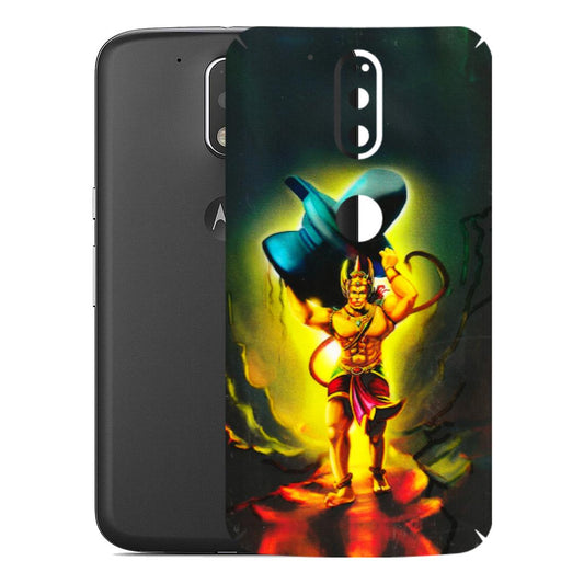 Motorola Phone Skins (All Models) - Hanuman Ji - 3D Embossed Finish (L-128) Motorola Moto G4 Plus