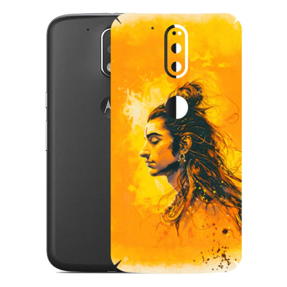 Motorola Phone Skins (All Models) - Shiv Shakti - 3D Embossed Finish (L-14) Motorola Moto G4 Plus