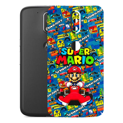 Motorola Phone Skins (All Models) - Super Mario Kart - 3D Embossed Finish (L-140) Motorola Moto G4 Plus