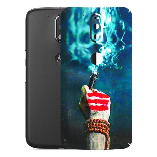 Motorola Phone Skins (All Models) - Mahadev Bhakt - 3D Embossed Finish (L-146) Motorola Moto G4 Plus