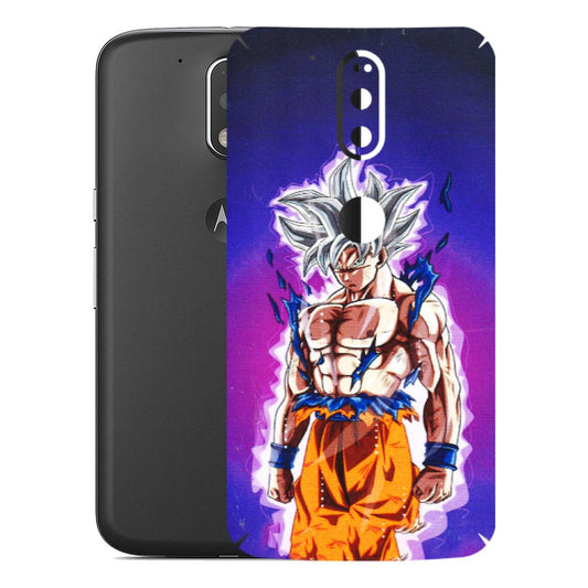 Motorola Phone Skins (All Models) - Goku Purple Anime - 3D Embossed Finish (L-147) Motorola Moto G4 Plus