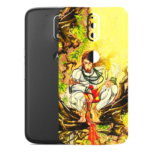 Motorola Phone Skins (All Models) - Lord Hanuman - 3D Embossed Finish (L-152) Motorola Moto G4 Plus