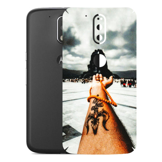 Motorola Phone Skins (All Models) - Jai Adiyogi Mahakaal - 3D Embossed Finish (L-164) Motorola Moto G4 Plus