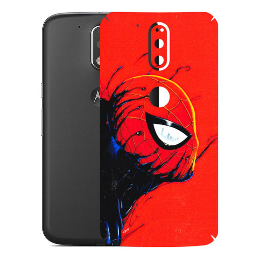 Motorola Phone Skins (All Models) - Spiderman Face Venom - 3D Embossed Finish (L-165) Motorola Moto G4 Plus