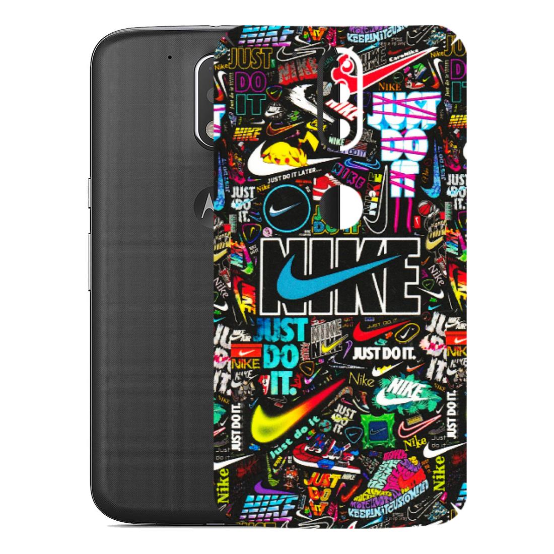 Motorola Phone Skins (All Models) - Just Do It Doodles - 3D Embossed Finish (L-166) Motorola Moto G4 Plus