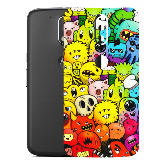 Motorola Phone Skins (All Models) - Angry Funkies - 3D Embossed Finish (L-169) Motorola Moto G4 Plus