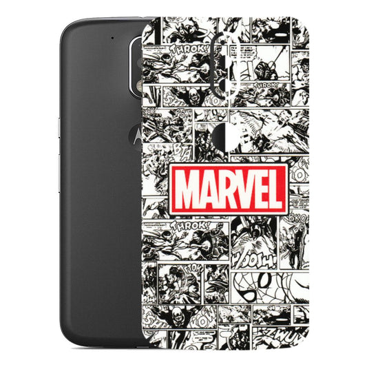 Motorola Phone Skins (All Models) - Marvel Comic - 3D Embossed Finish (L-171) Motorola Moto G4 Plus