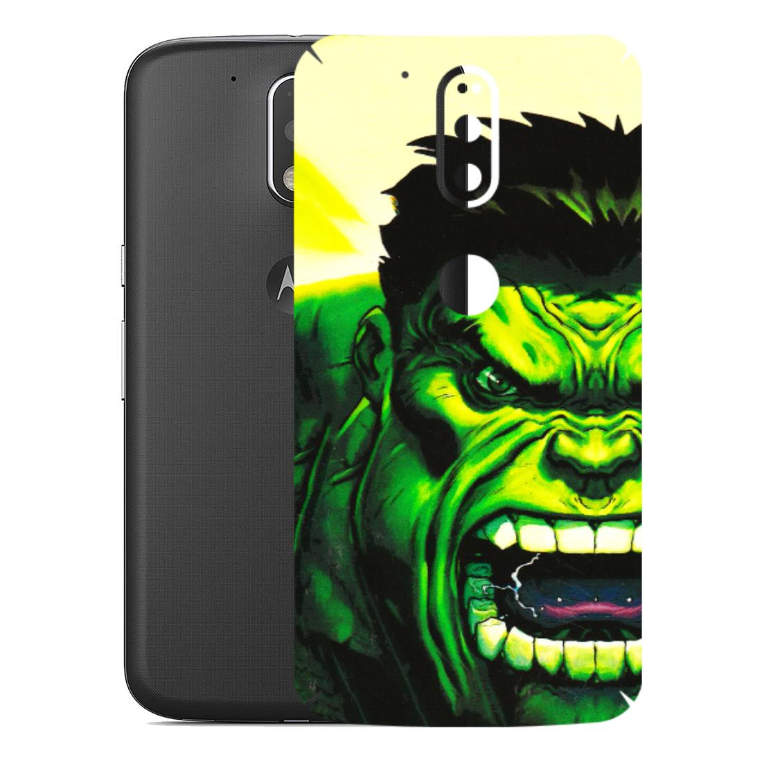 Motorola Phone Skins (All Models) - Hulk - 3D Embossed Finish (L-180) Motorola Moto G4 Plus