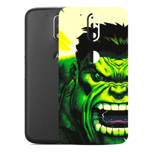 Motorola Phone Skins (All Models) - Hulk - 3D Embossed Finish (L-180) Motorola Moto G4 Plus