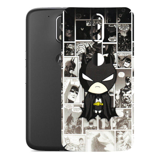 Motorola Phone Skins (All Models) - Toon Batman - 3D Embossed Finish (L-182) Motorola Moto G4 Plus